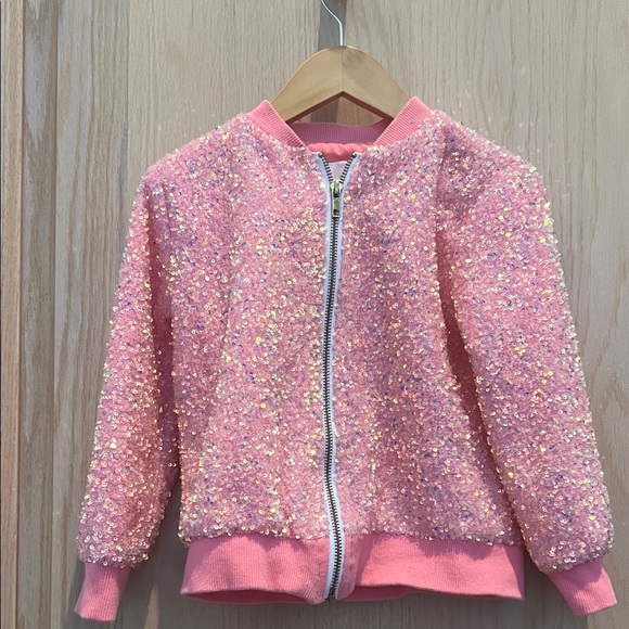 Mila & Rose Other - Sparkly Pink Kids Jacket